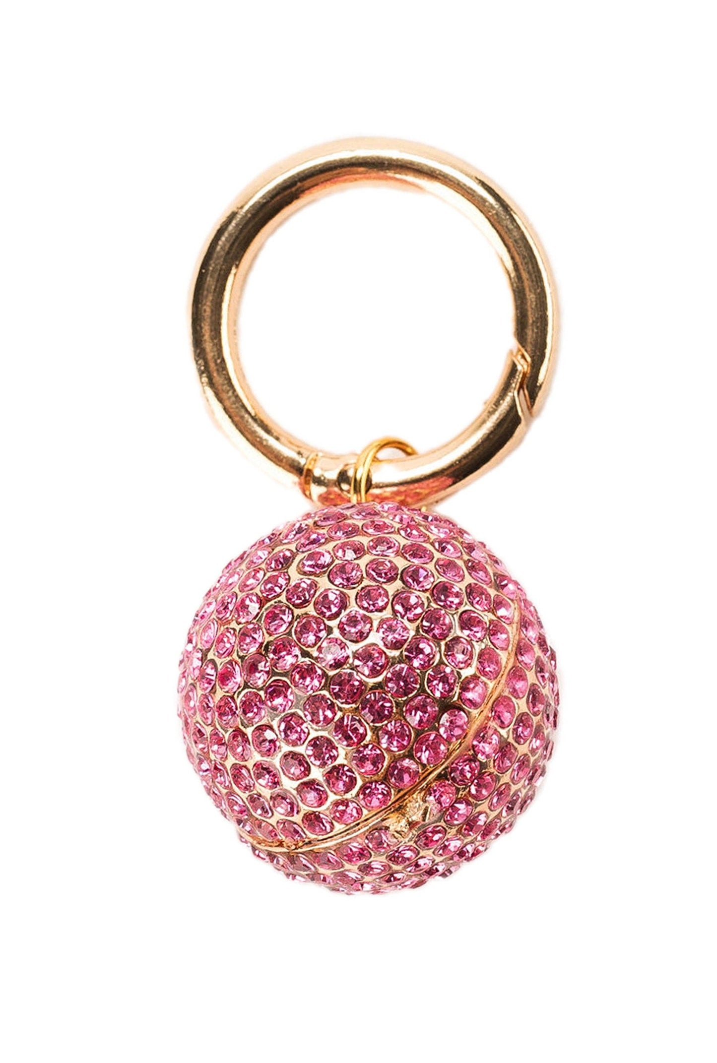 Brooke Bauble Bag Charm: ROSE - Pink Peonies