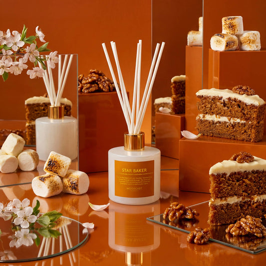 Seasonal Reed Diffuser - Persona - Star Baker - 3.4 oz Jar - Pink Peonies