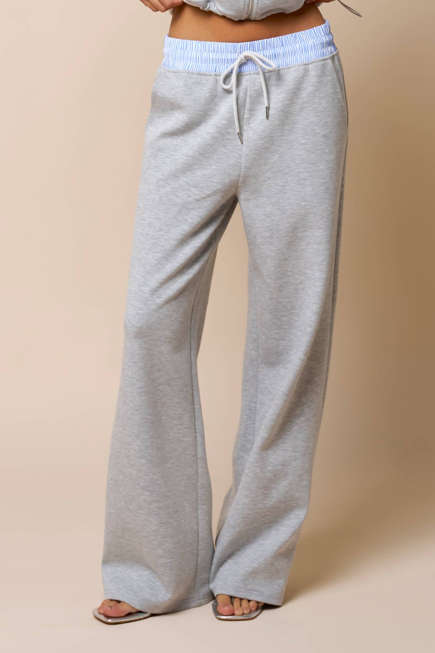 Color Block Straight Leg Sweatpants