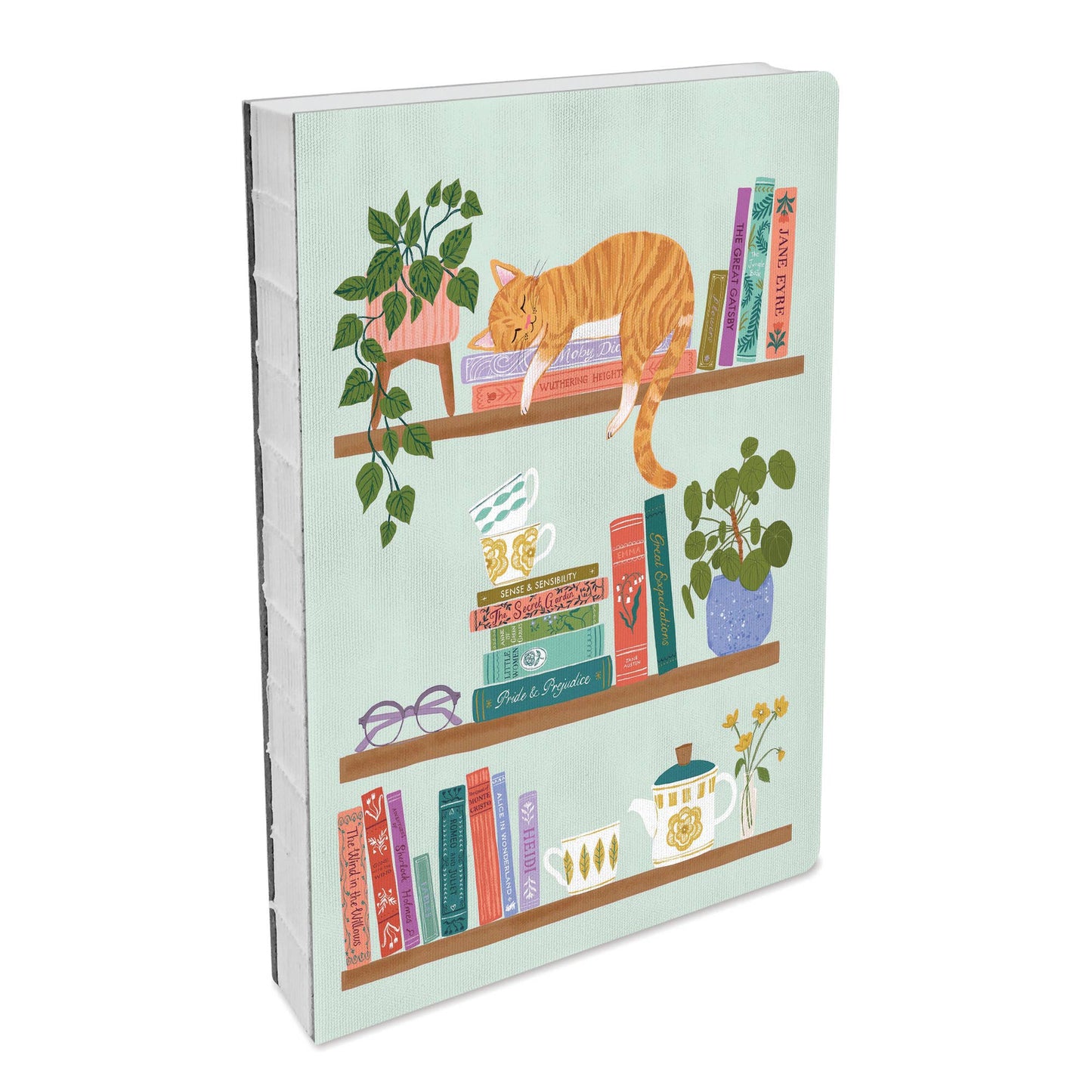 Cozy Reads Medium Deconstructed Journal - Pink Peonies