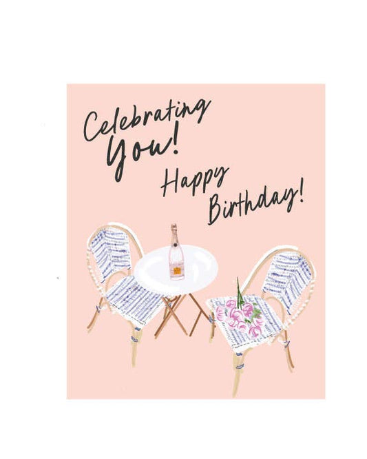 Celebrating You Card - Pink Peonies