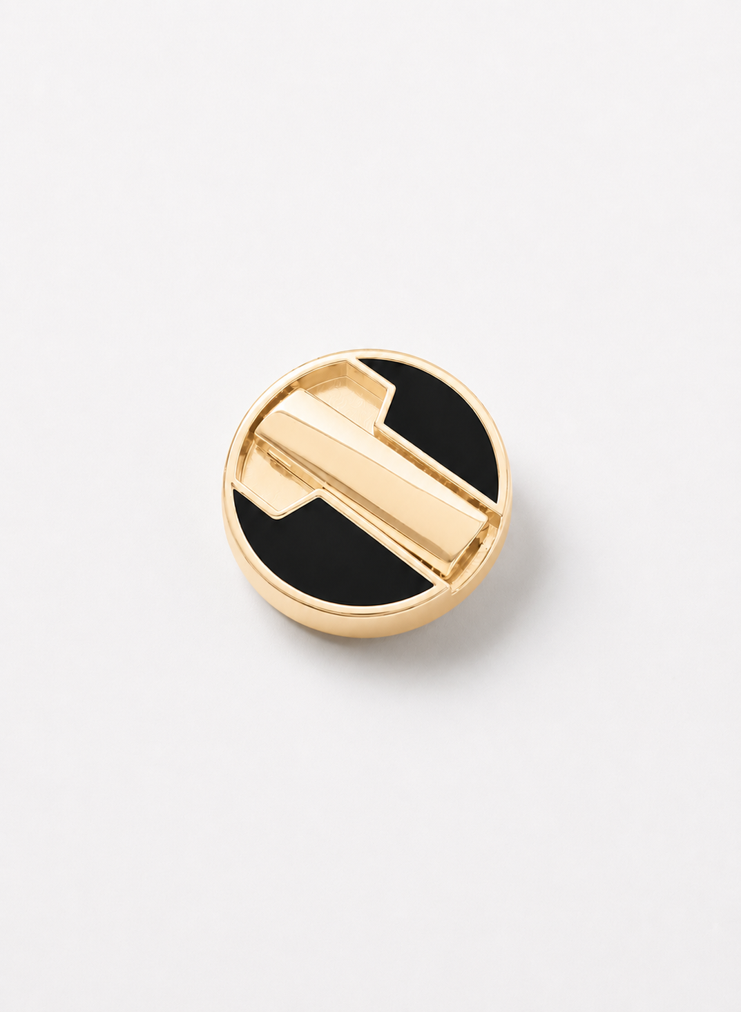 Signature gold purse hook