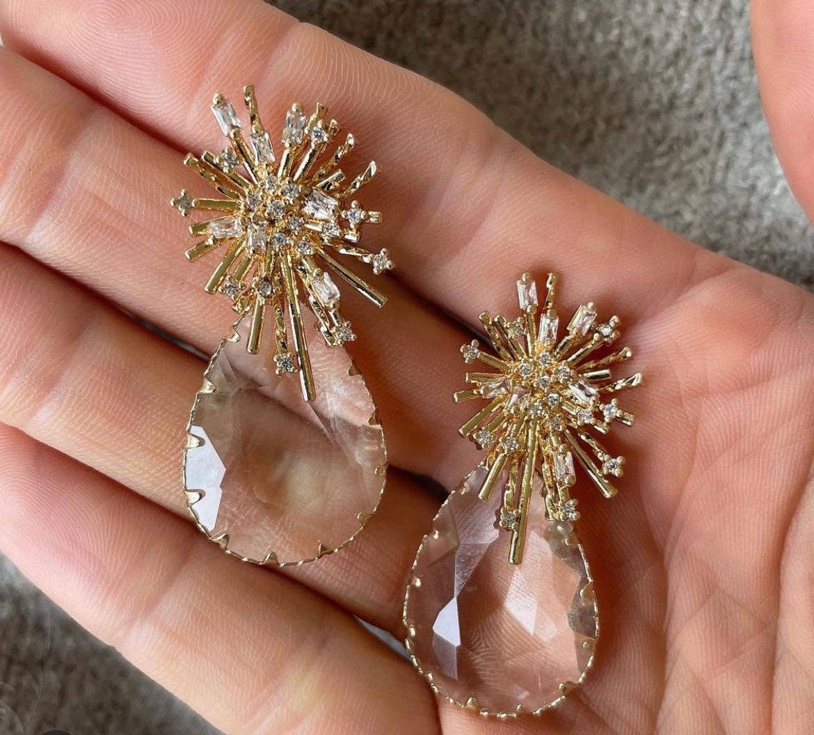 Champagne Drop Earrings