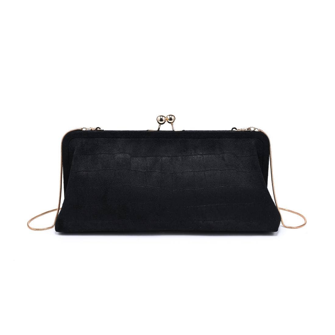 Kristin - SU Clutch: Chocolate - Pink Peonies