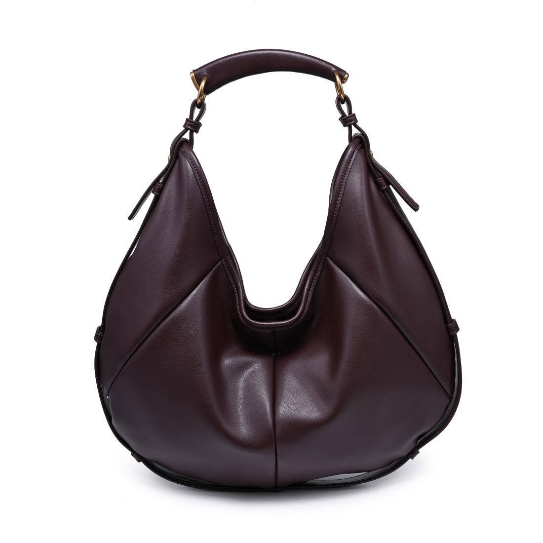 Mcarthy - Large Hobo: Wine - Pink Peonies