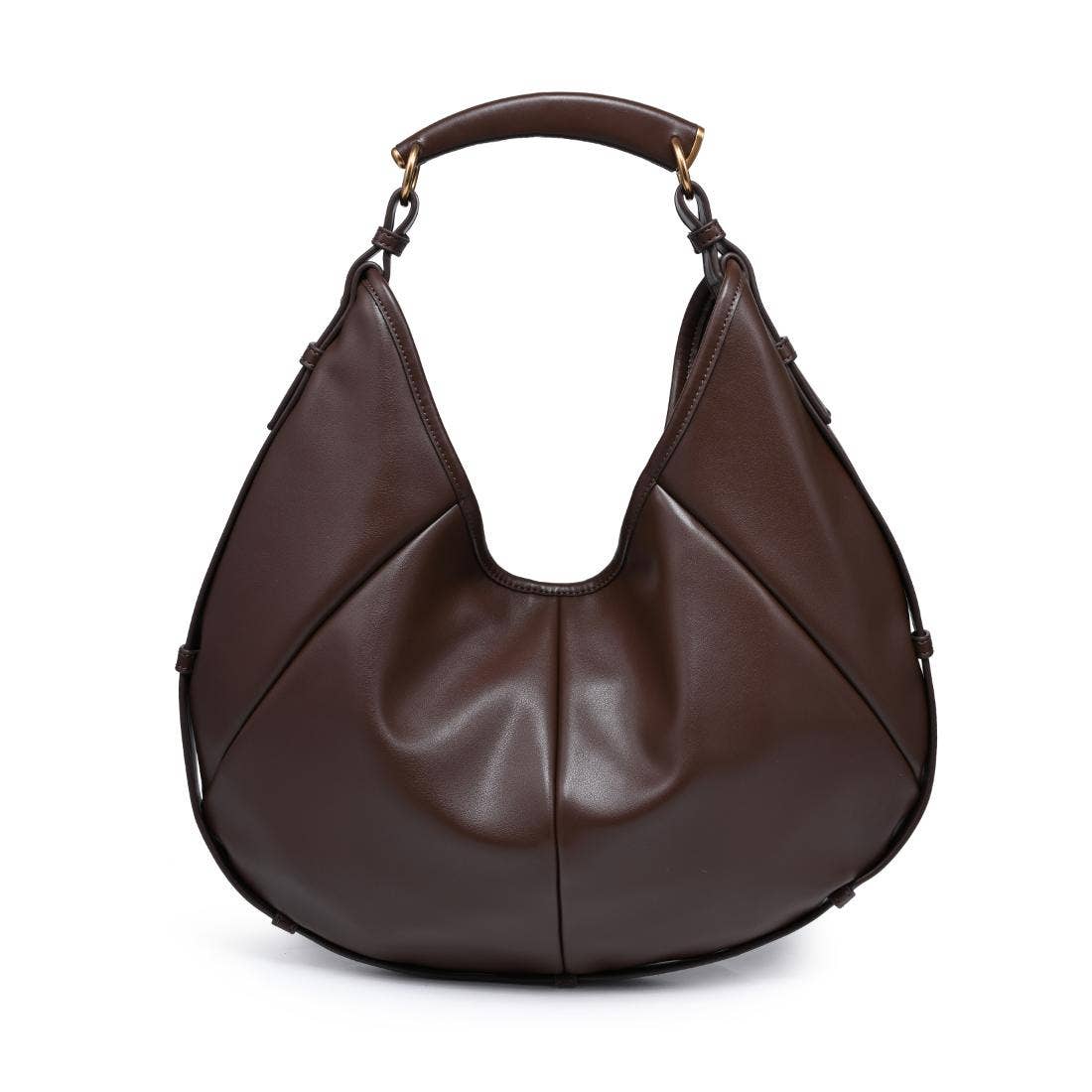 Mcarthy - Large Hobo: Wine - Pink Peonies