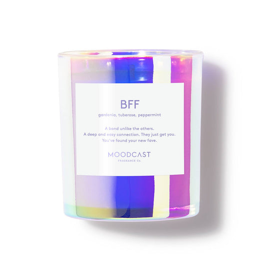 Coconut Wax Candle - Vibes - BFF - 8 oz Glass Jar - Pink Peonies