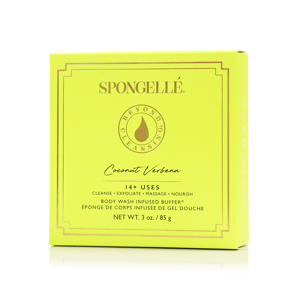 Coconut Verbena Boxed Flower Body Wash Infused Sponge
