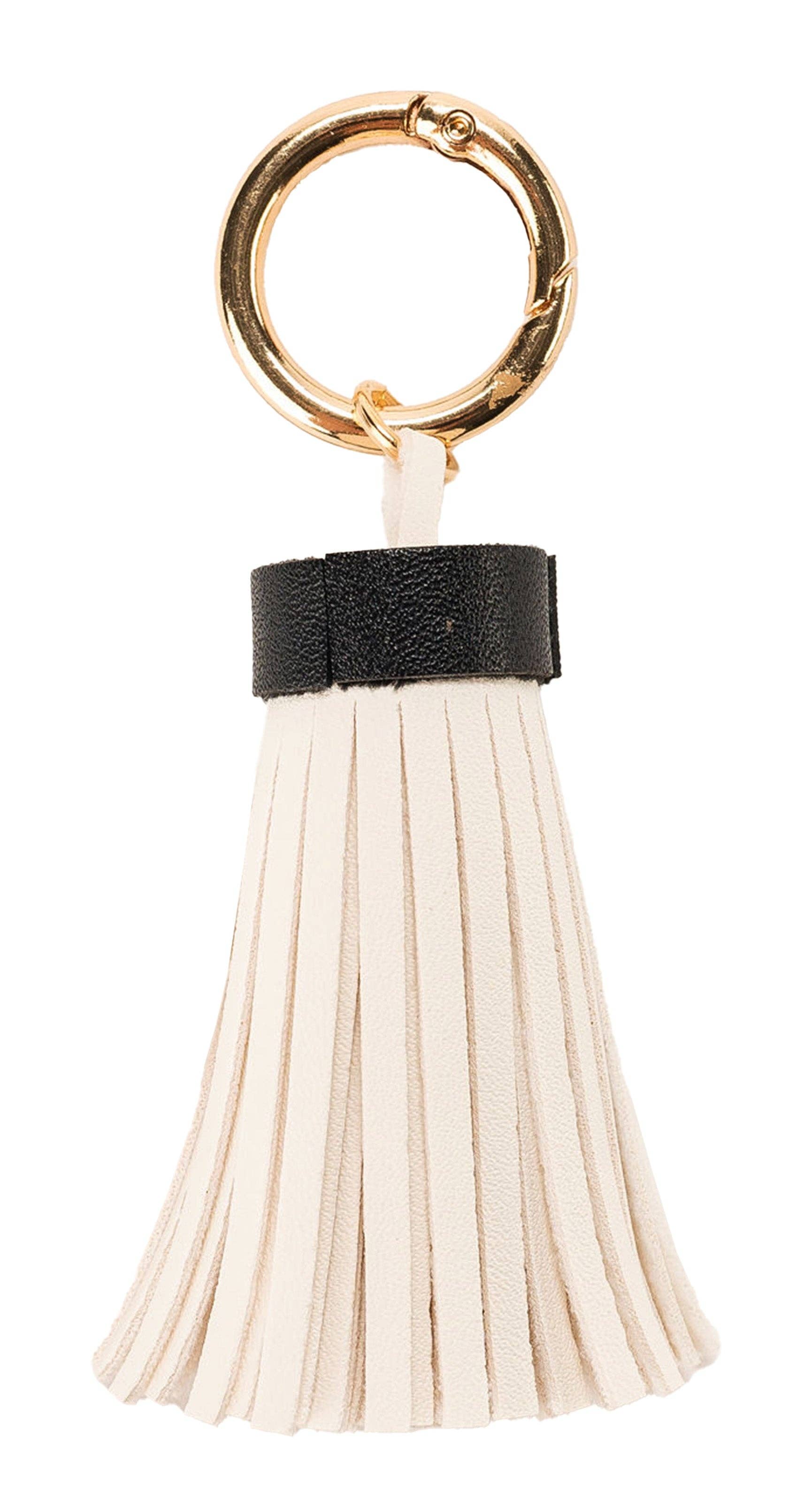 Two-Tone Tassel: ORANGE - Pink Peonies