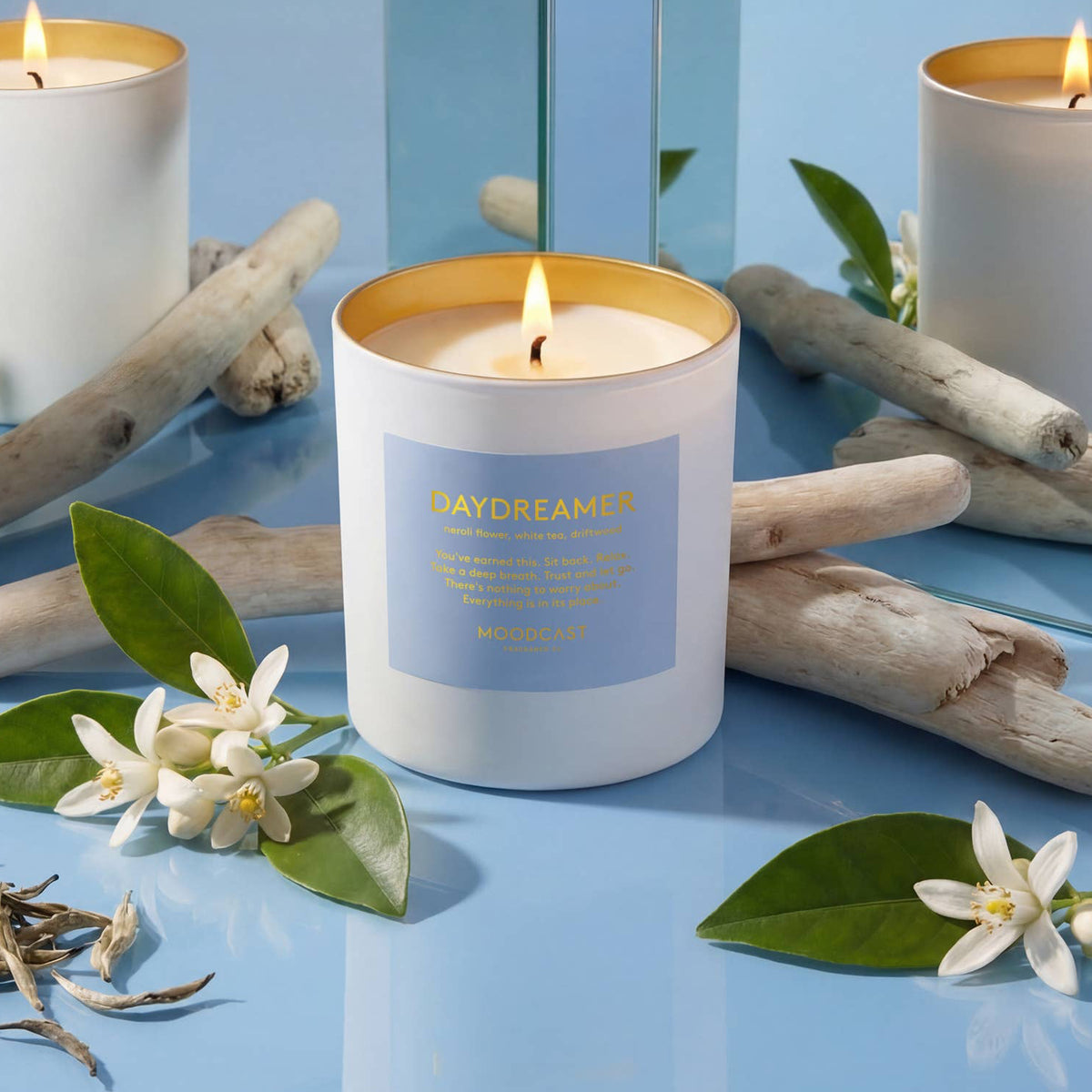 Coconut Wax Candle - Persona - Daydreamer - 8 oz Glass Jar - Pink Peonies