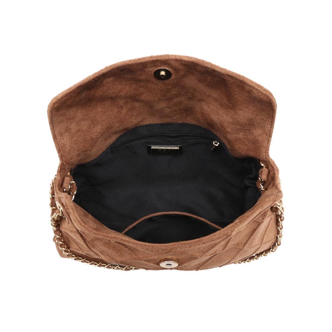 Crew Hobo: Brown - Pink Peonies
