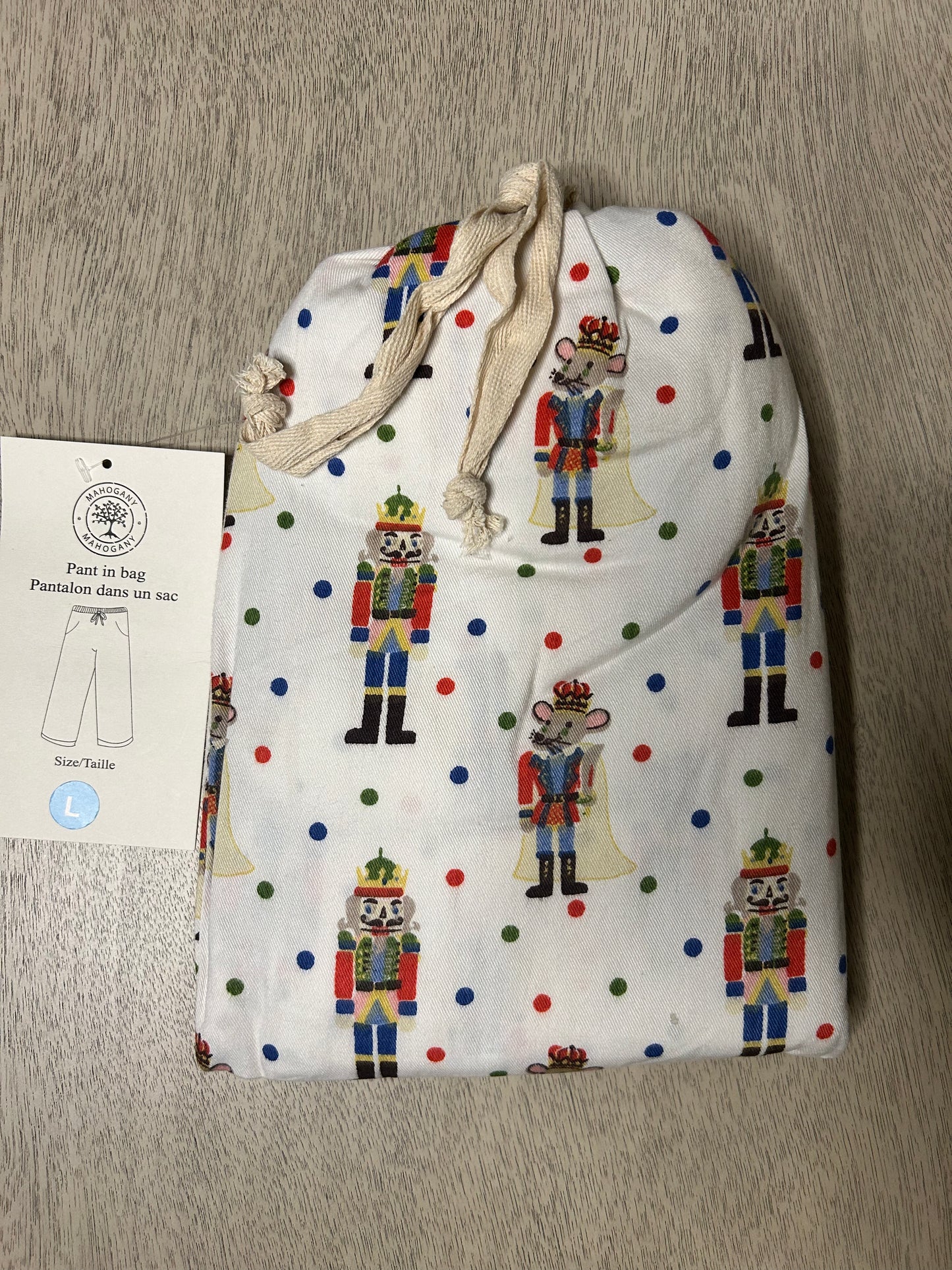 The Nutcracker Flannel Pajama Pants in a Bag