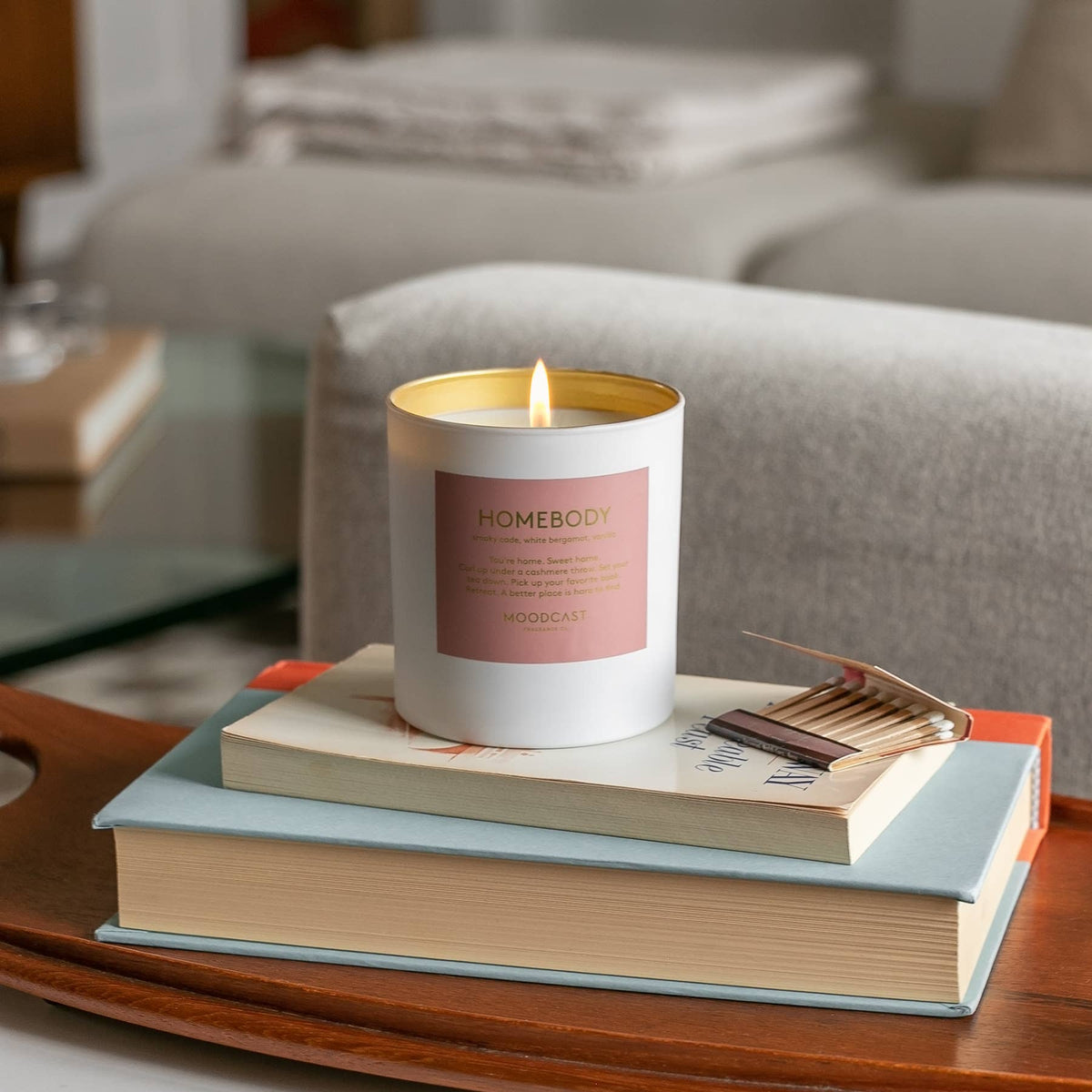 Coconut Wax Candle - Persona - Homebody - 8 oz Glass Jar - Pink Peonies