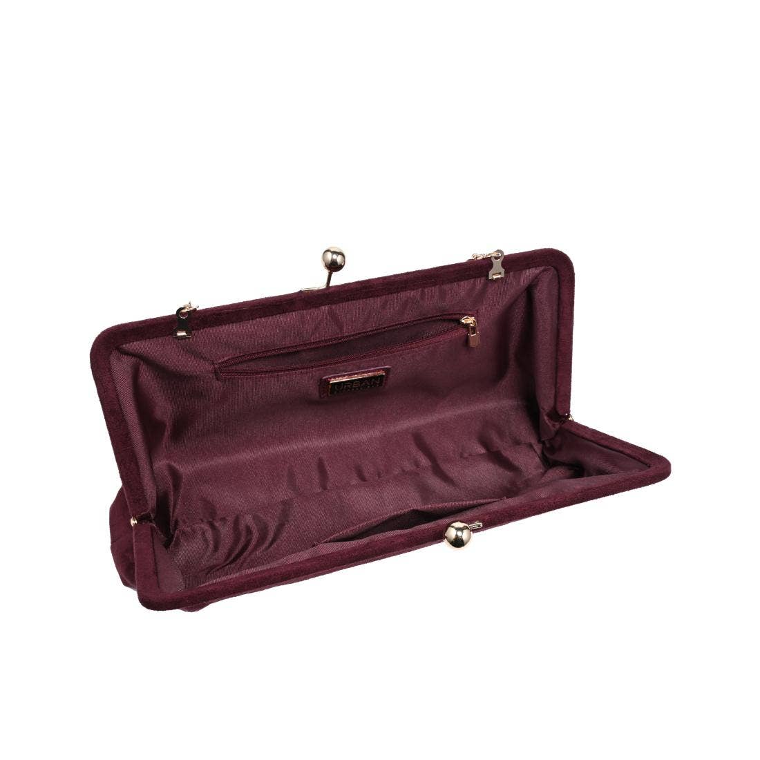 Kristin - SU Clutch: Chocolate - Pink Peonies