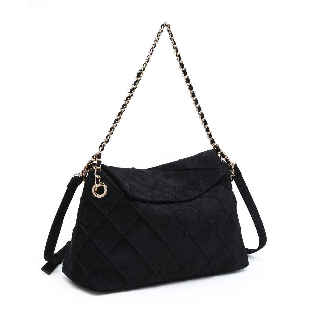 Crew Hobo: Brown - Pink Peonies