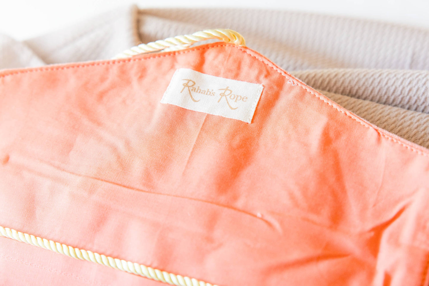 Embroidered Velvet Jewelry Organizer-Coral - Pink Peonies