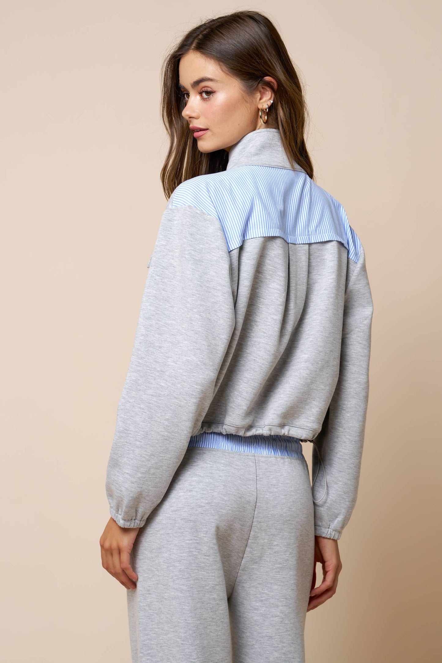 Color Block Straight Leg Sweatpants