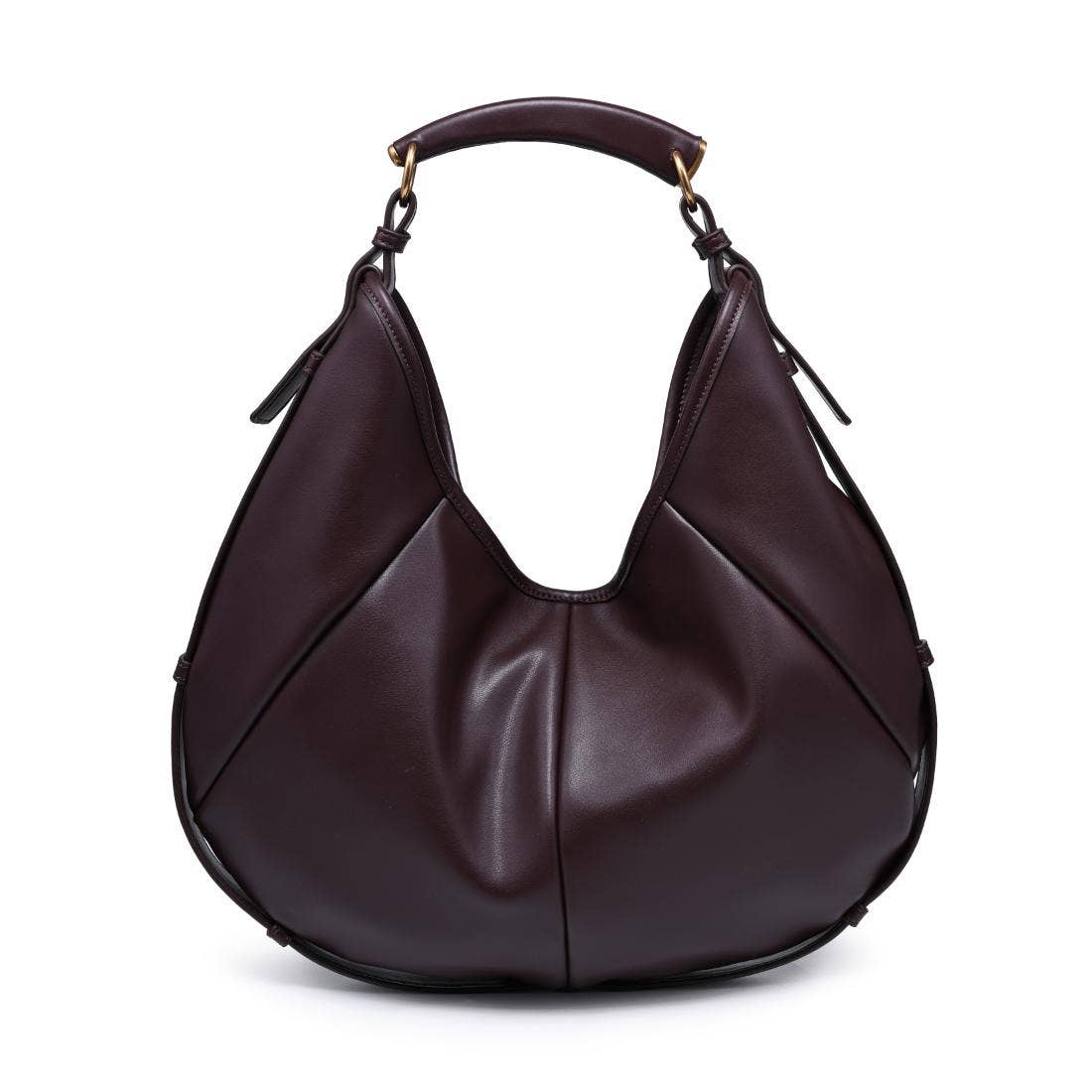 Mcarthy - Large Hobo: Wine - Pink Peonies