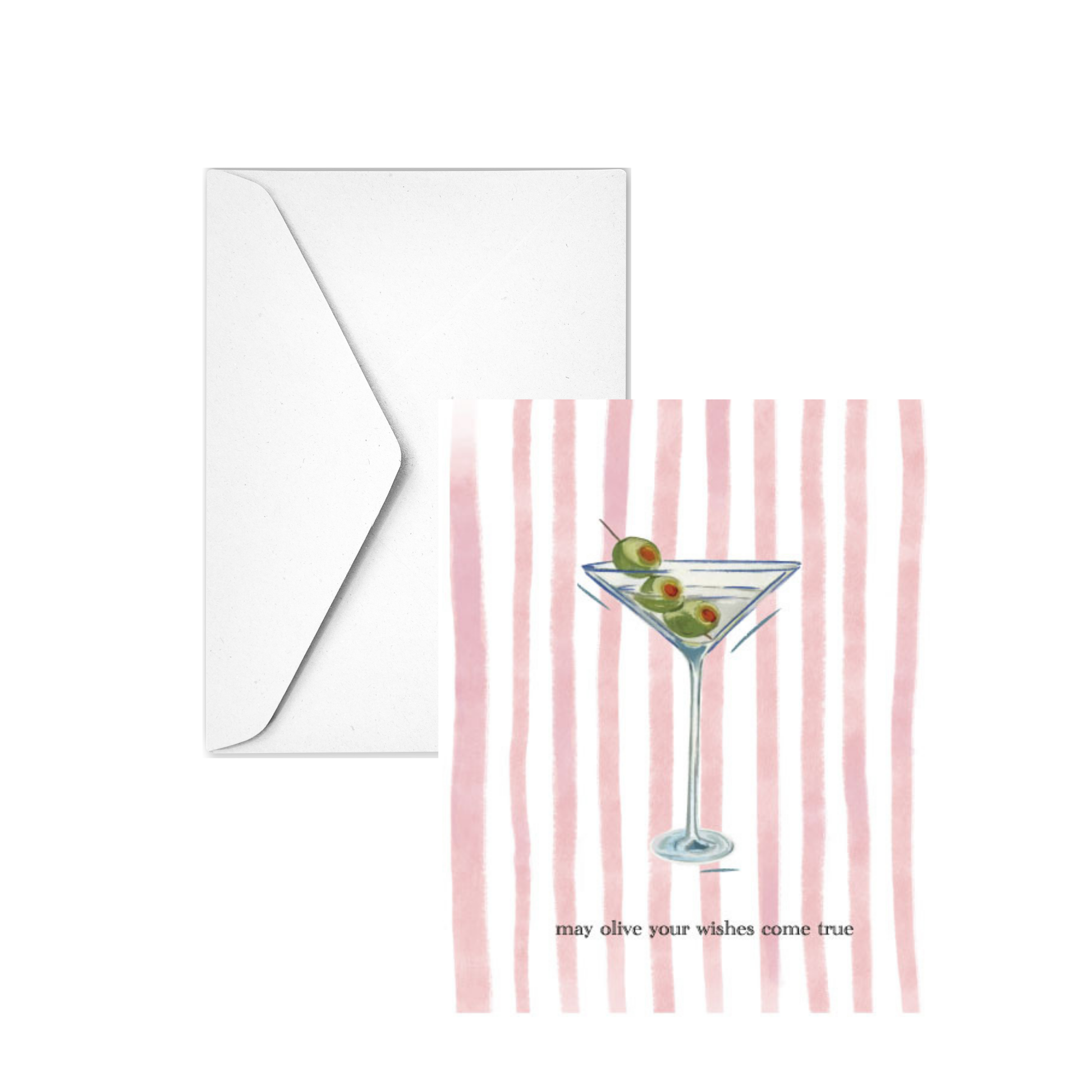May all of your Wishes Come True  Card  - Pink Peonies