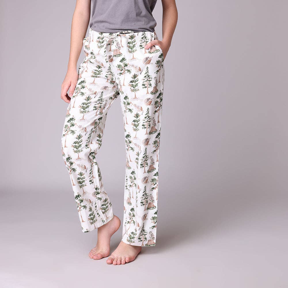 Woodland Stories Flannel Pajama Pants in a Bag