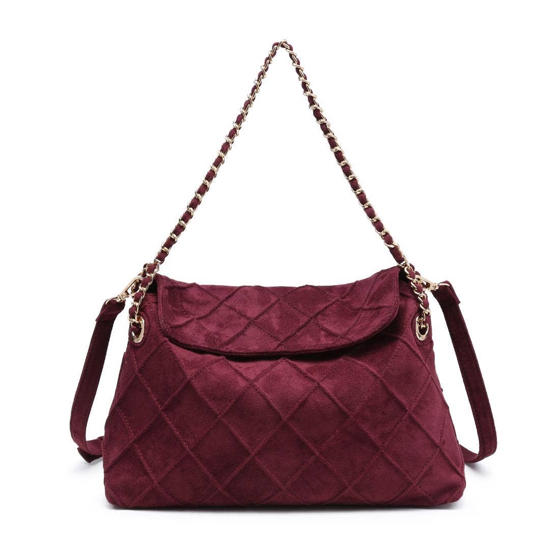 Crew Hobo: Brown - Pink Peonies