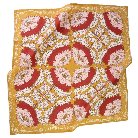 No. 154 Ruthie Bandana - Pink Peonies