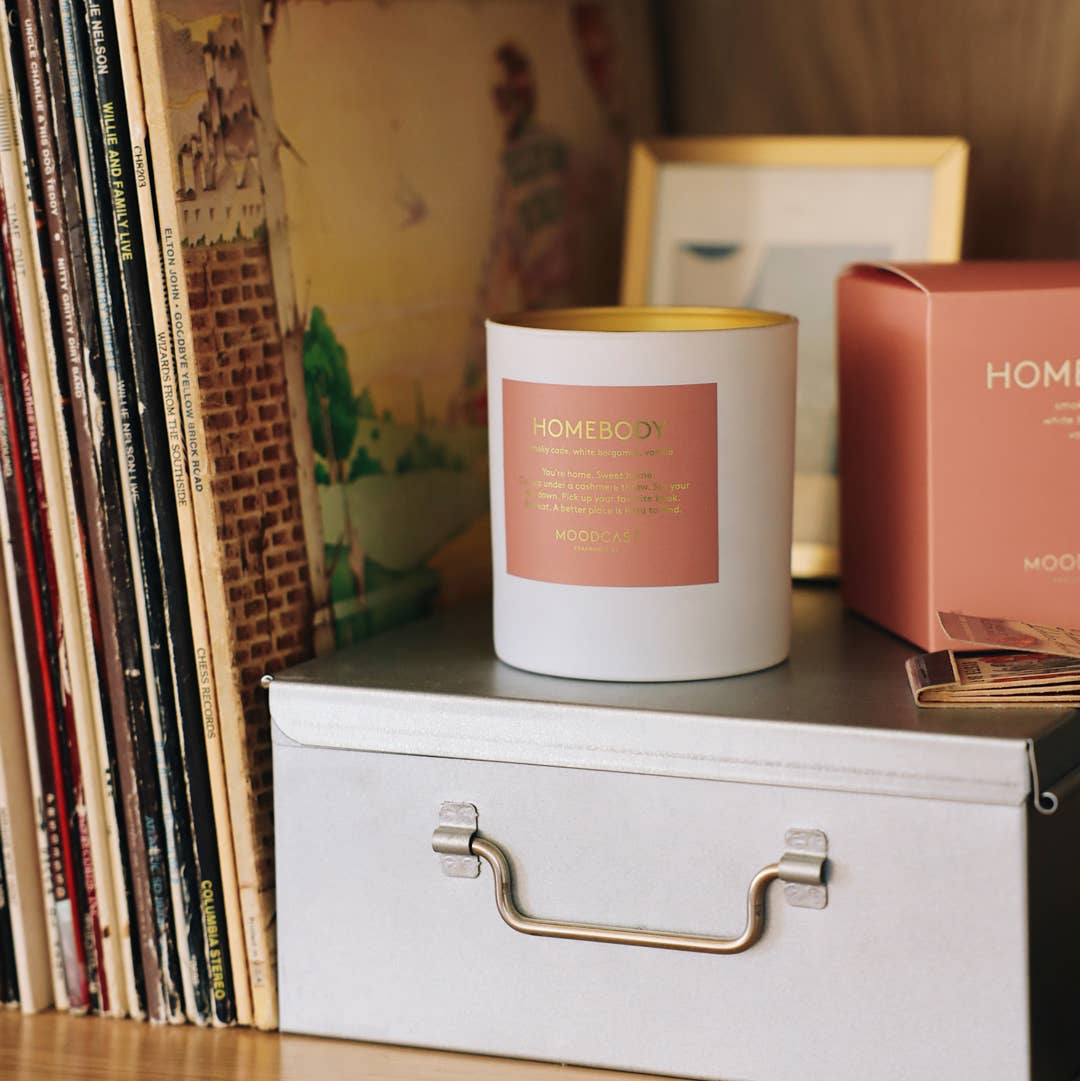 Coconut Wax Candle - Persona - Homebody - 8 oz Glass Jar - Pink Peonies