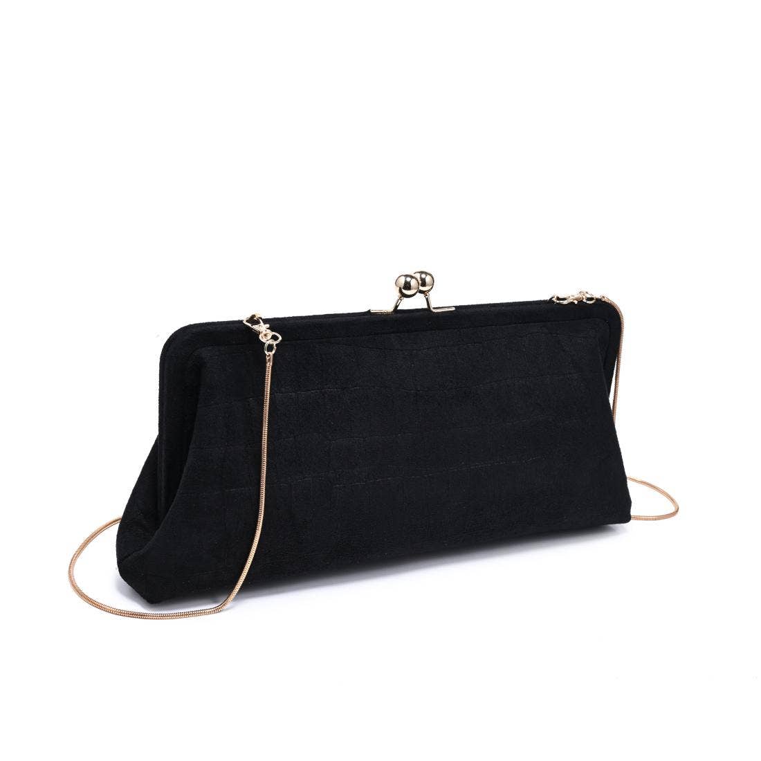 Kristin - SU Clutch: Chocolate - Pink Peonies