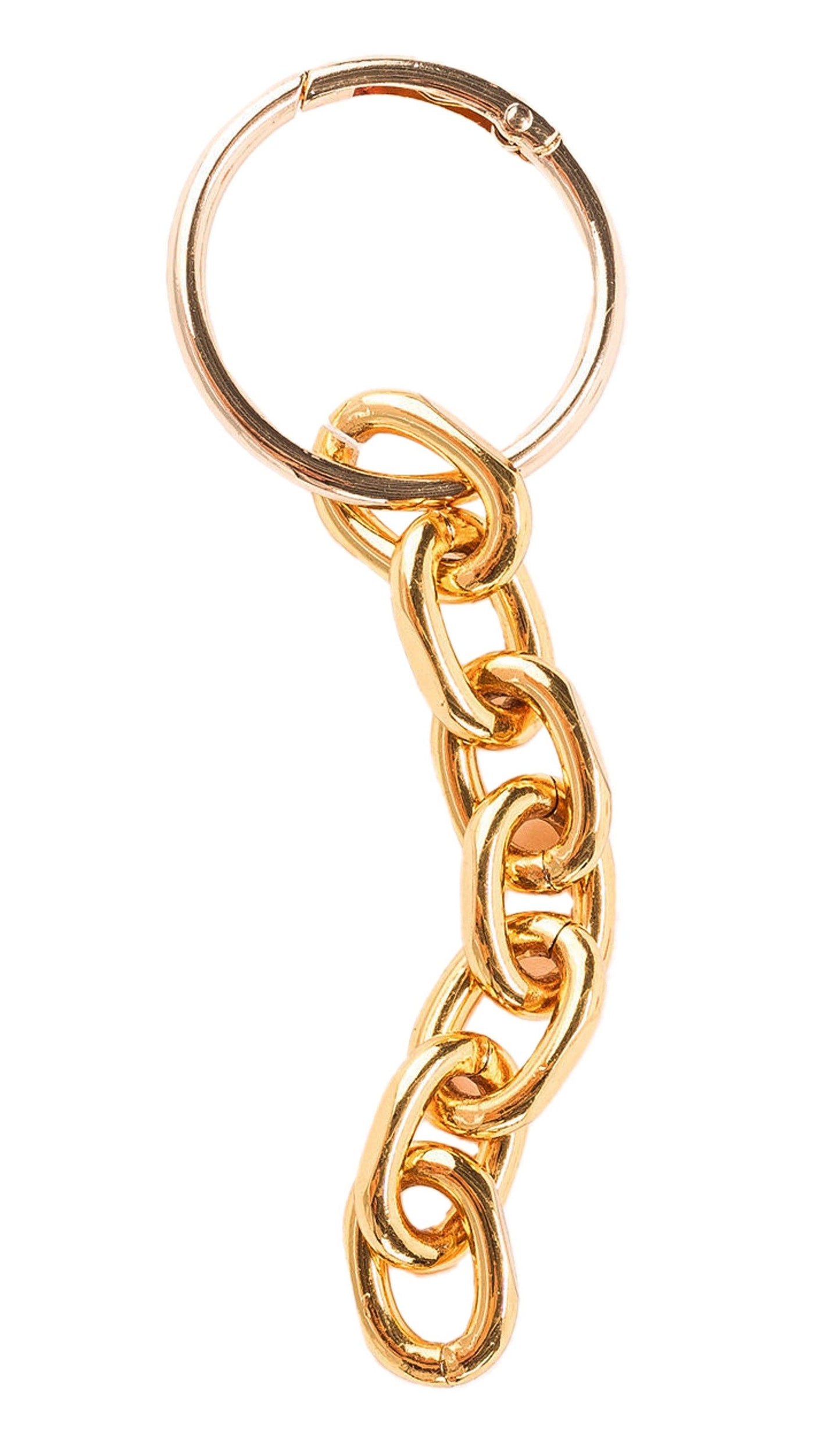 Bag Charm Base Chain: GOLD #1 - Pink Peonies
