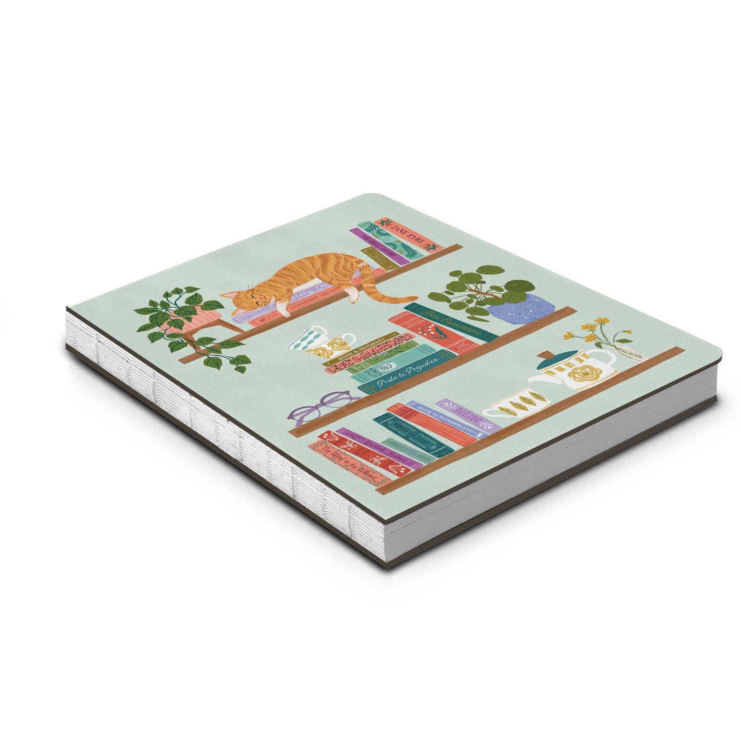 Cozy Reads Medium Deconstructed Journal - Pink Peonies