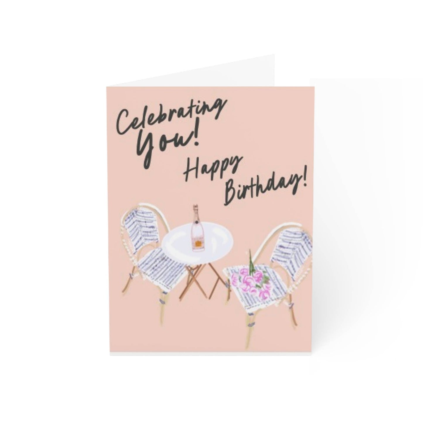 Celebrating You Card - Pink Peonies