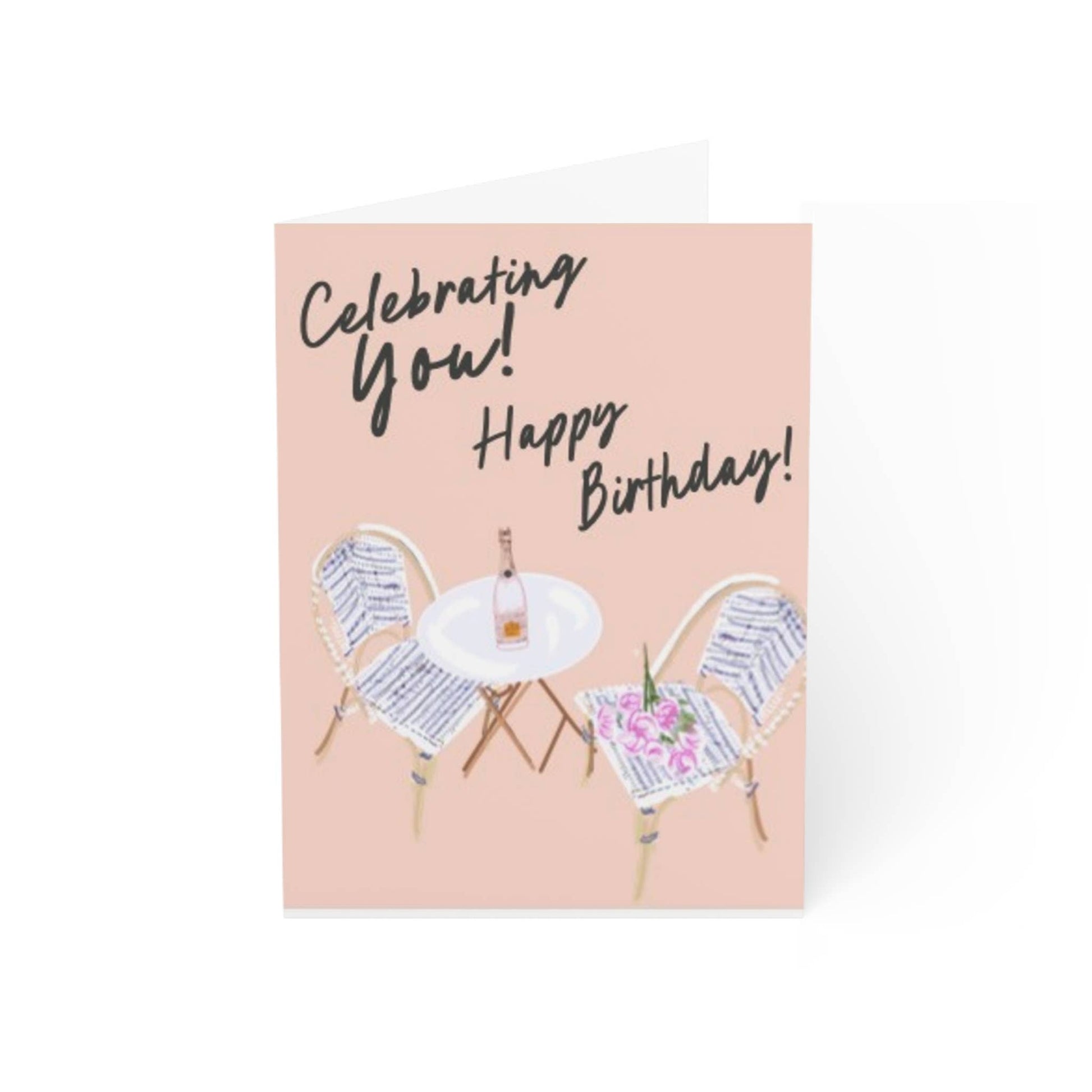 Celebrating You Card - Pink Peonies